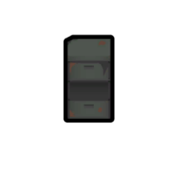 Rusted filing cabinet